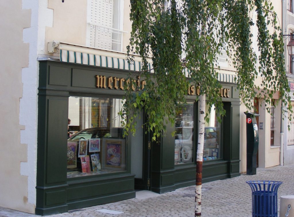 Devanture mercerie sur mesure à Toul