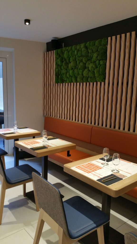 Mobilier et agencement intérieur de restaurant