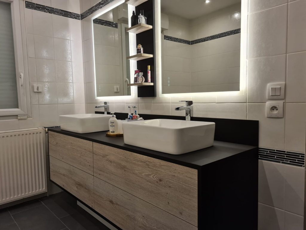 Meuble de salle de bain sur mesure