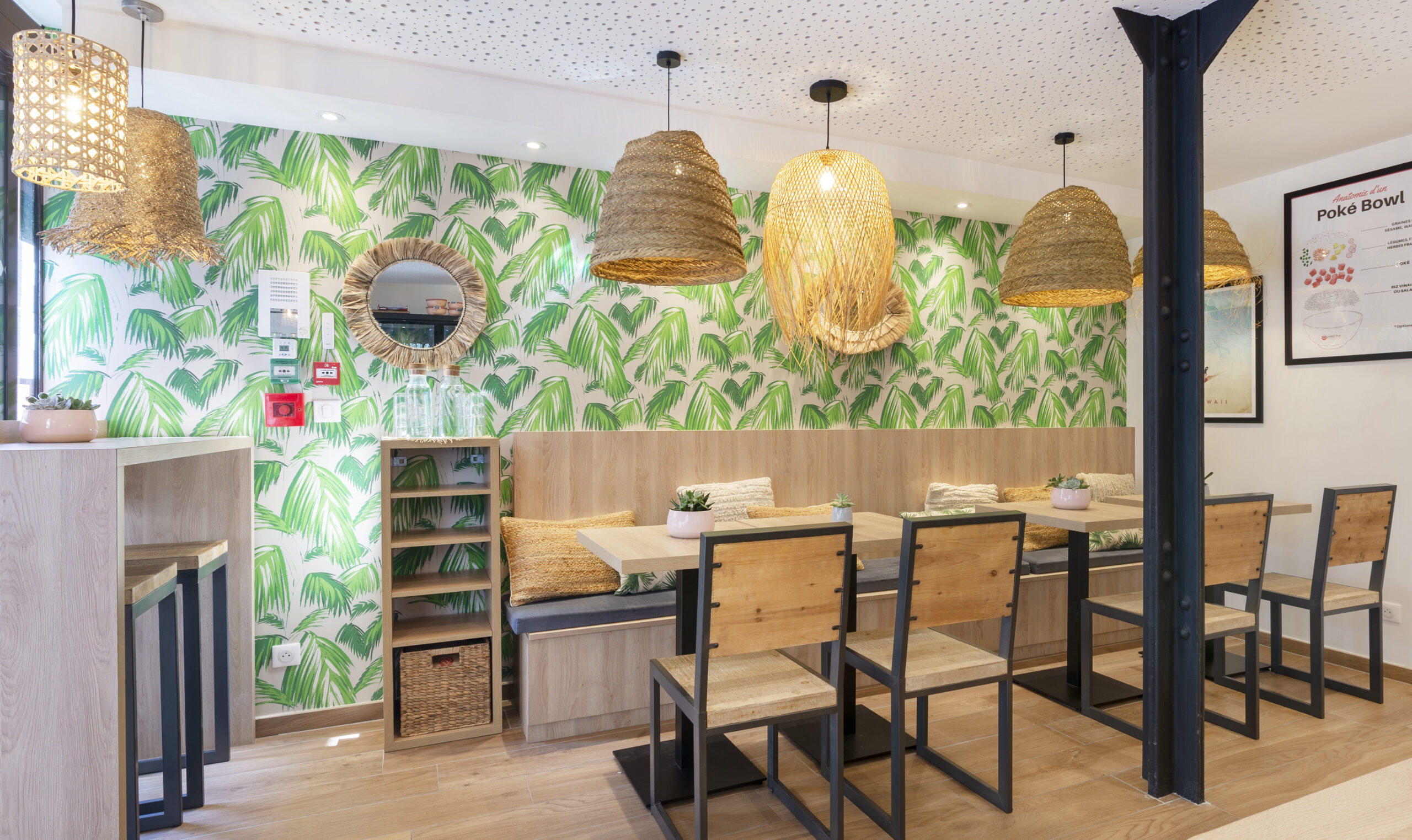 Mobilier et agencement intérieur de restaurant